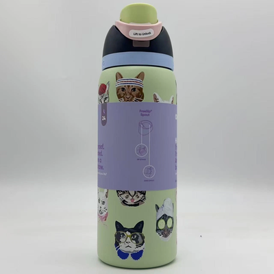 Owala 32oz FreeSip Water Bottle Cat Collage Catwala Urban