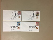 Four BASEBALL special cancel covers