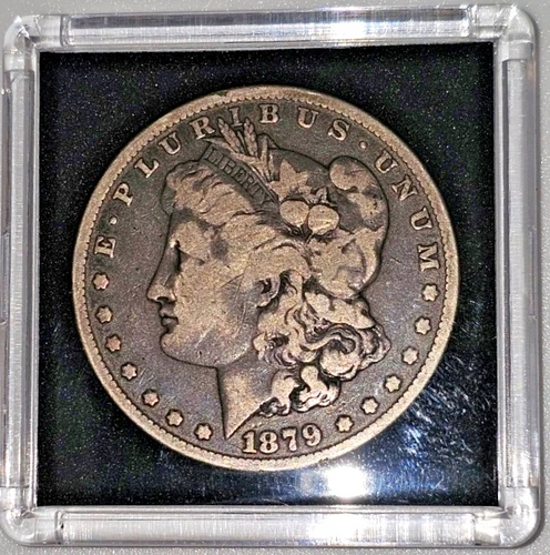 1879 Morgan Silver Dollar, 90% Silver, VG Condition, FREE SHIPPING