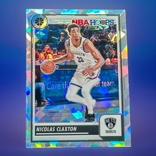 Nicolas Claxton Cracked Ice Prizm 2023-24 Panini NBA Hoops Premium Stock #259