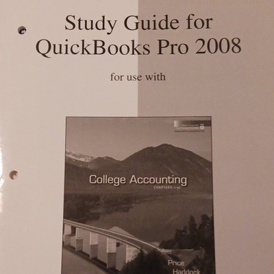 McGraw-Hill Study Guide for QuickBooks Pro 2008 by Carol Yacht M.A Book