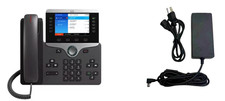 5-Pack of Cisco CP-8861-K9 IP Phone with Power Supply Black - Refurbished