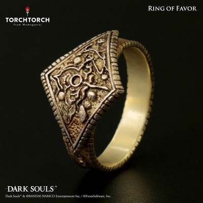 DARK SOULS x TORCH TORCH RINGS COLLECTION Ring of Favor NEU Japan