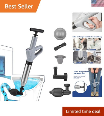 #ad #ad Toilet Plunge Blaster High Pressure Drain Unclogger Bathroom Sink Toilet $79.58