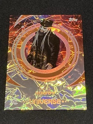 2025 Topps WWE Universe - Uncle Howdy #8 - Orange Warp 17/25 - Read