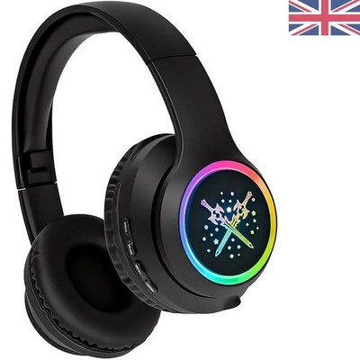 Süße kabellose Bluetooth Kinder Kopfhörer mit Leuchtschwert & verstellbarer Passform
