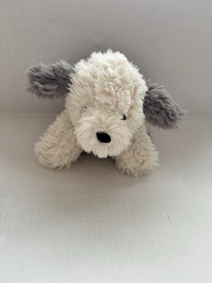 JellyCat Curvie Sheep Dog Authentic Retired Grey White Medium Plush