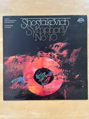 Dmitri SHOSTAKOVICH Symphony No. 10 František VAJNAR Supraphon Stereo LP Rare NM