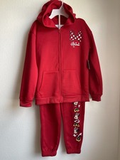 Disney Red Minnie Mouse Two-Piece Hoodie Jogger Set 14L