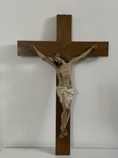 Antico Crocifisso Cartapesta Leccese