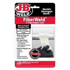 FiberWeld 2  Pipe Repair Cast 2x60 Inch - High Strength Adhesive Fiberglass W...