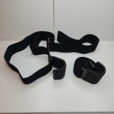 Image of 2 weight lifting Hook With Long Strap Gym Essentials Training Powerlifting Black