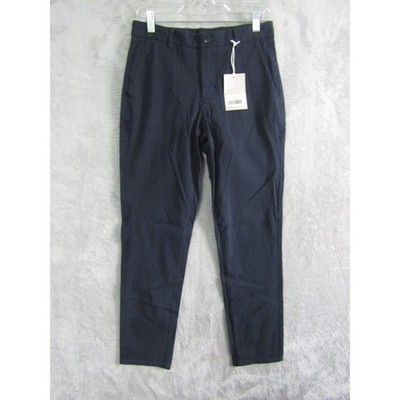 EVELANE UNIFORM The Performance Chino Navy Athletic Fit Pants Size 29x32