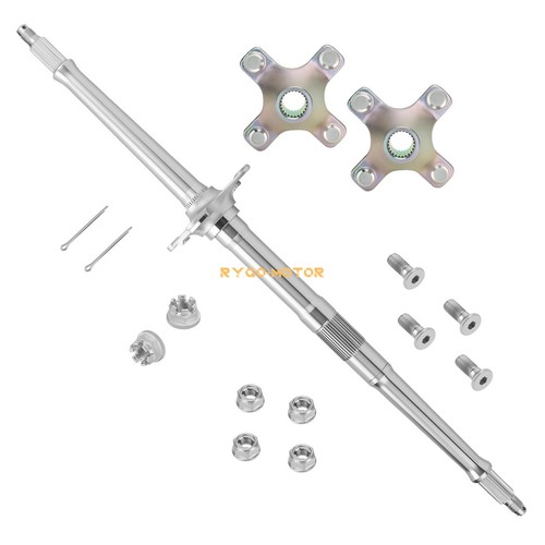 Disco de rotor de freno trasero con conjunto de cubo de brida para Honda TRX400 Sportrax TRX400EX 99-08 TRX400X 09-14, 43120-HN1-A20 43251-HN1-003