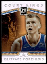 2018-19 Donruss Optic Court Kings Silver Prizm Kristaps Porzingis New York