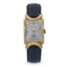 Vintage Bulova Chesterfield 14k Yellow Gold Handwind Watch