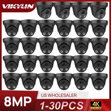 1-30pcs Vikylin 4K 8MP Security IP Camera Mic POE CCTV IR 30m Outdoor 2.8MM Lot