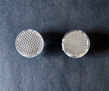 Mini R50 R52 R53 White Clear Door card Reflectors a pair - Cooper S