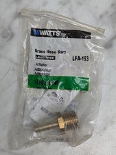 Watts Brass Hose Barb LFA-193 Adapter 1/4 in ID x 3/8" MIP 2011
