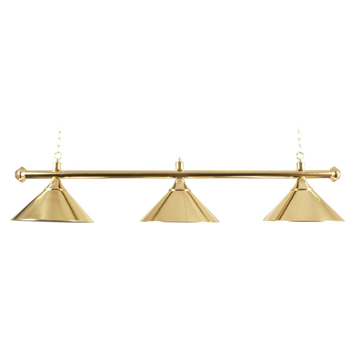 Luces de mesa de billar cortinas de latón y barra con cadena E27. Aprobado por CE y RoHS