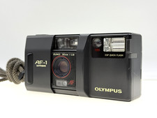  Near MINT Olympus AF-1 Point  Shoot Film Camera 35mm F2.8 Lens From JAPAN