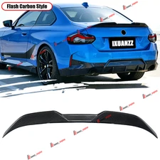 FOR 22-26 BMW G87 M2 G42 230i M240i HIGH KICK MP STYLE CARBON LOOK TRUNK SPOILER