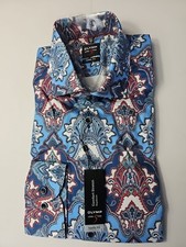 RRP  60-80 Olymp Men's Designer Dress Shirt 16.5"/42cm Neck Body Fit LS