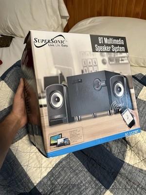 Supersonic SC-1123BT - Speaker system - for PC - 2.1-channel - wireless - 