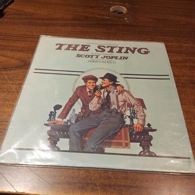 STING MOVIE THE ORIGINAL SOUNDTRACK 1973 PAUL NEWMAN LP ALBUM COMPLETE NICE
