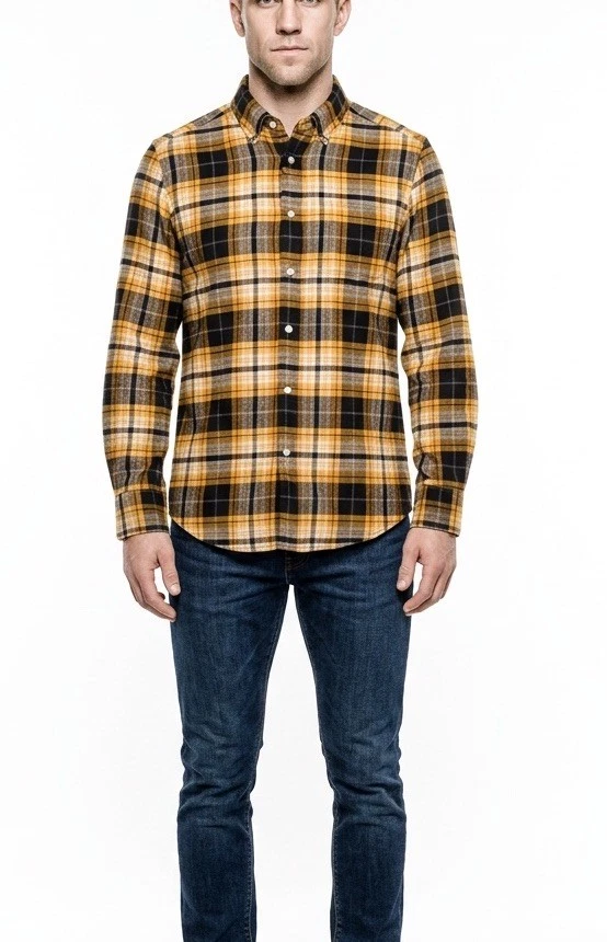 Piombo Shirt Men’s Size XXL Yellow Blue Plaid Flannel Button Down Long Sleeve
Opens in a new window 
