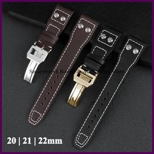 Genuine Leather Watch Strap for IWC Pilot Series 20mm 21mm 22mm Cowhide Bracelet