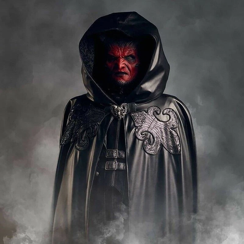 Halloween Red Devil Latex Face Mask Head Demon Ball Party Helmet Cosplay Props#A - Image 2 of 4