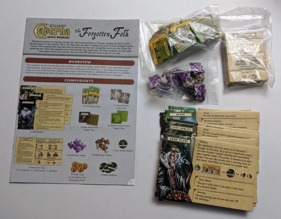 Caverna - The Cave Farmers Game + Forgotten Folks & Fanatic Fiends Expansions - Image 4 of 4