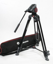 Manfrotto Tripod  MVT502AM  with Fluid Drag Video Head  MVH500A   Carry Bag