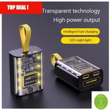 DIY 18650 Battery Storage Box Case with 5V 2A USB Output, Fast Charge, LED
