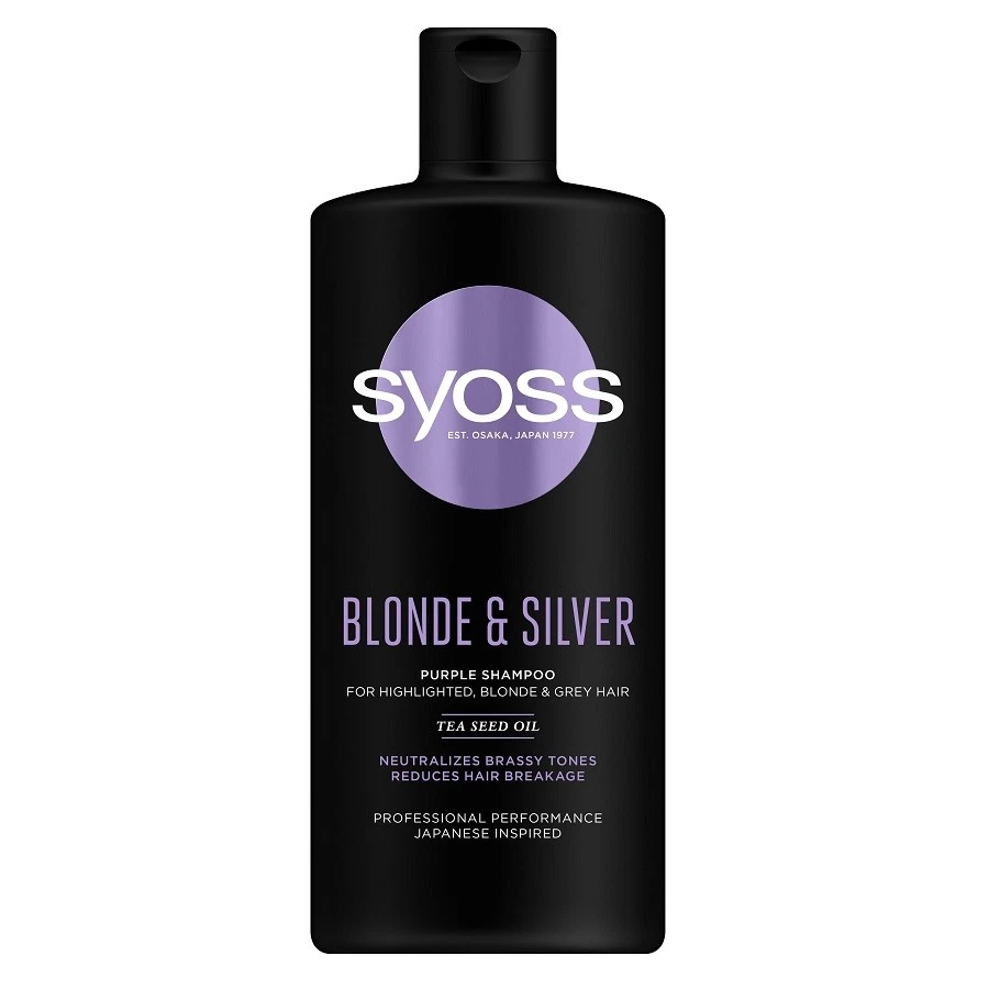 Syoss Blonde & Silver Shampoo Cheveux Éclaircis, 440ml - Photo 1/1