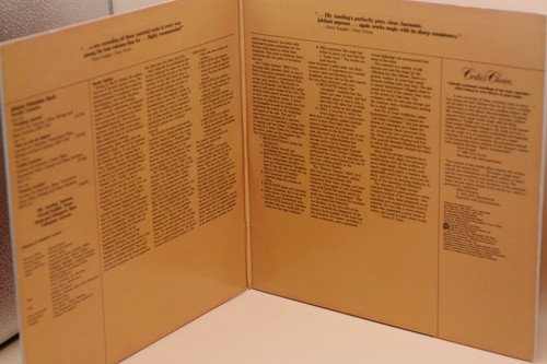 J.S. Bach Secular Cantatas - Ameling, English, Nimsgern, Collegium Aureum 2 LPs - Picture 2 of 5