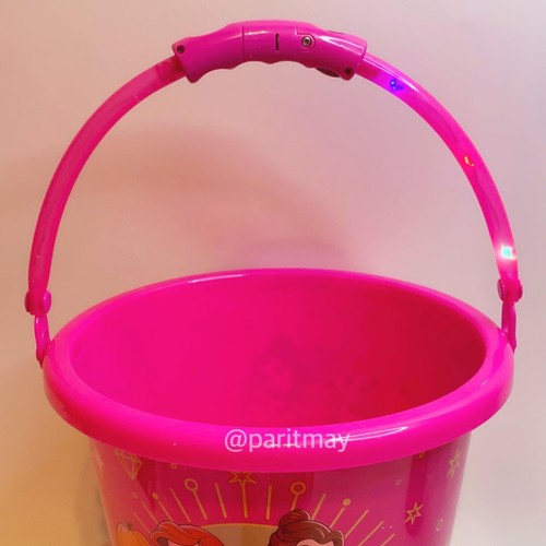 Disney Princess Light Up Handle Pink Bucket 8" x 7" (NEW WITH TAG) - Picture 2 of 4