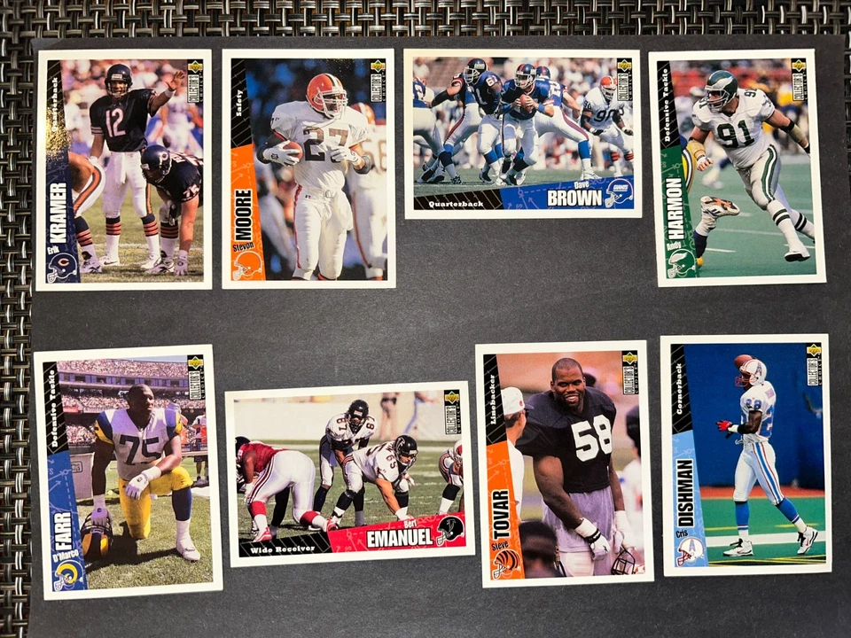 1996 UPPER DECK COLLECTOR'S CHOICE FOOTBALL CARDS YOU CHOOSE NFL FREE SHIPPING - Image 3 of 4