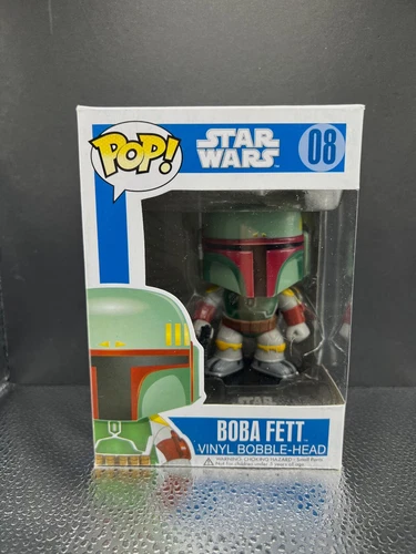Star Wars - Boba Fett #8 Large Font Blue Box Funko Pop
