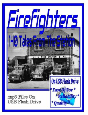 THE FIREFIGHTERS 140  Classic Oldtime Radio Shows MP3 OTR On USB Flash Drive