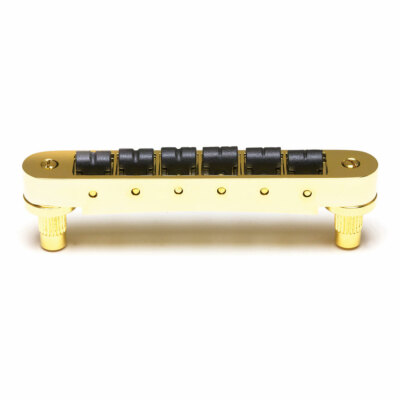 Graph Tech Resomax Autolock 4mm Nashville Tune-o-matic Brücke (gold)