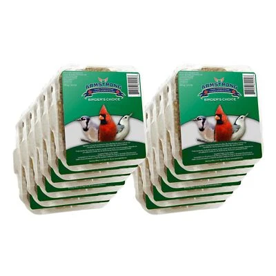 Armstrong Wild Bird Food Birder's Choice Suet Cake, 11.3oz (Pack of 12)