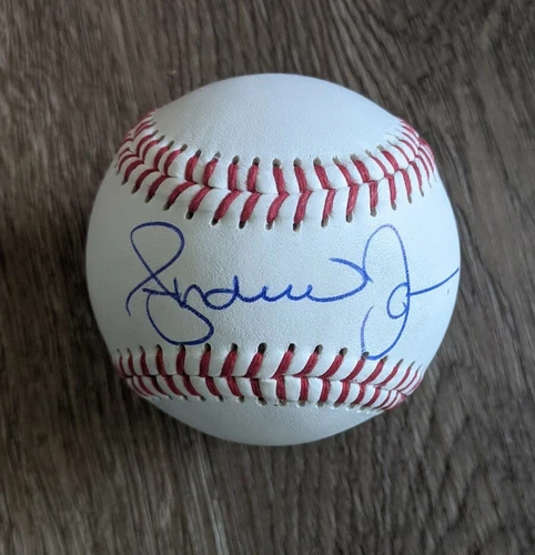 ANDRUW JONES signed autographed baseball, BRAVES, DODGERS, YANKEES