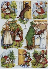 #Immagini Lucide# Ef 7019 Favola Cappuccetto Rosso & Lupo,Ristampa Illert &ewald