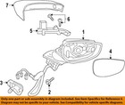 MAZDA OEM 19-25 3 Front Door Outside Mirrors-Mirror Glass BDTS691GX