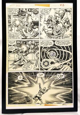 Marvel Two-In-One Annual #2 pg. 42 by Jim Starlin 11x17 FRAMED Original Art Post