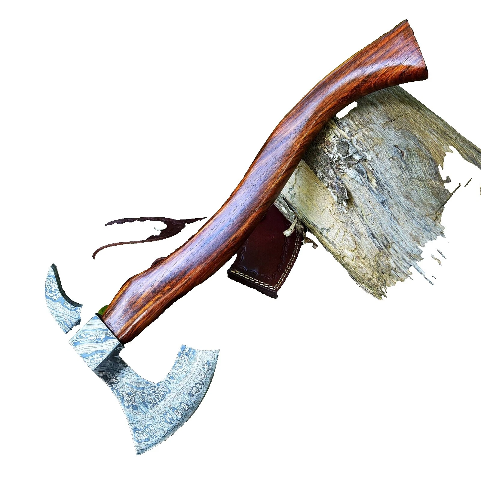 Damascus Drop Point Collectible Modern Survivals Fixed Blade Knives