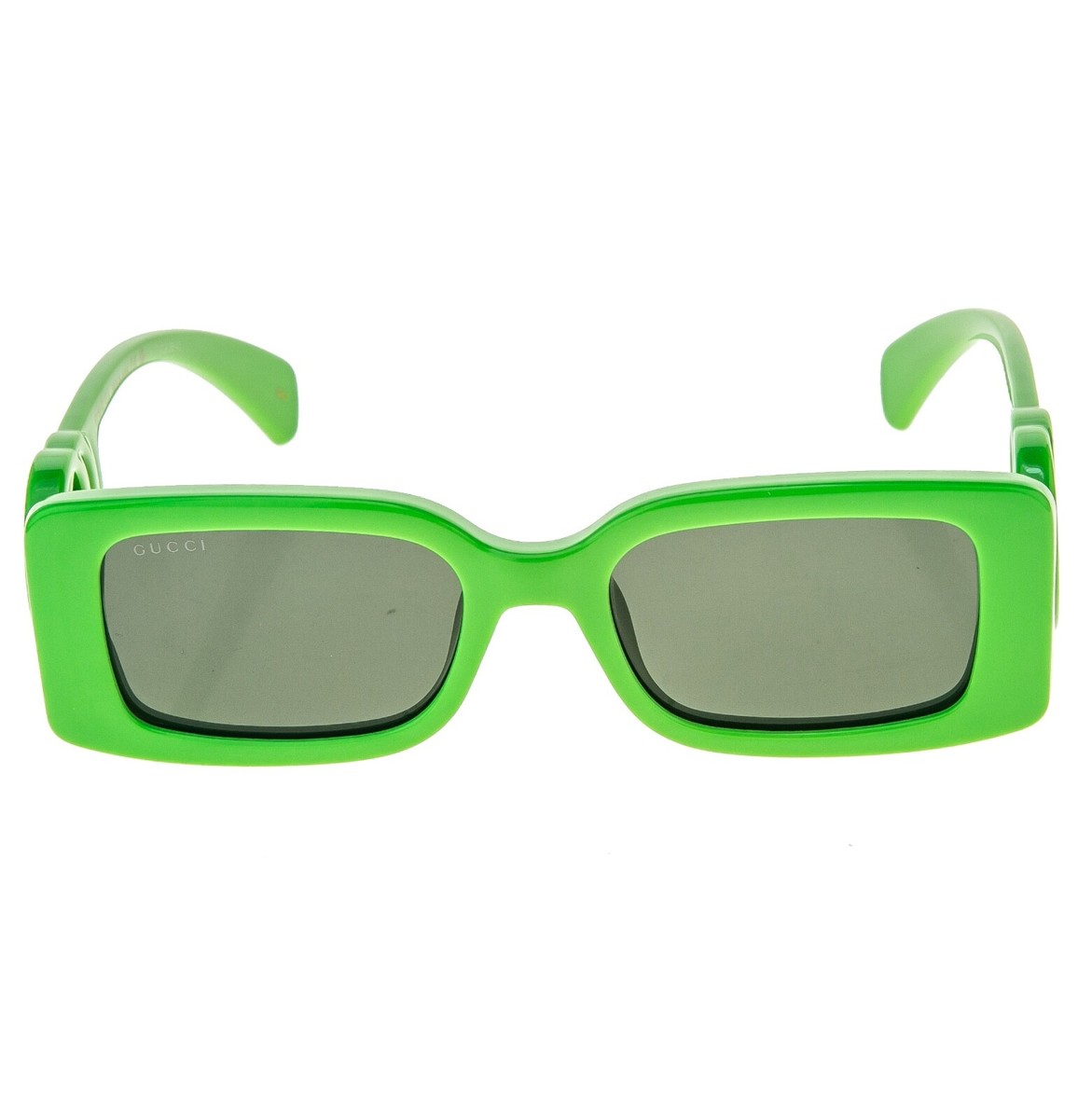 GUCCI Couture 1325 Green GG Logo 009 Narrow Fashion Square