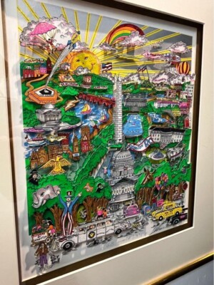 Charles Fazzino KGB Invades DC 3D Hand Signed Numbered 51/350 | eBay